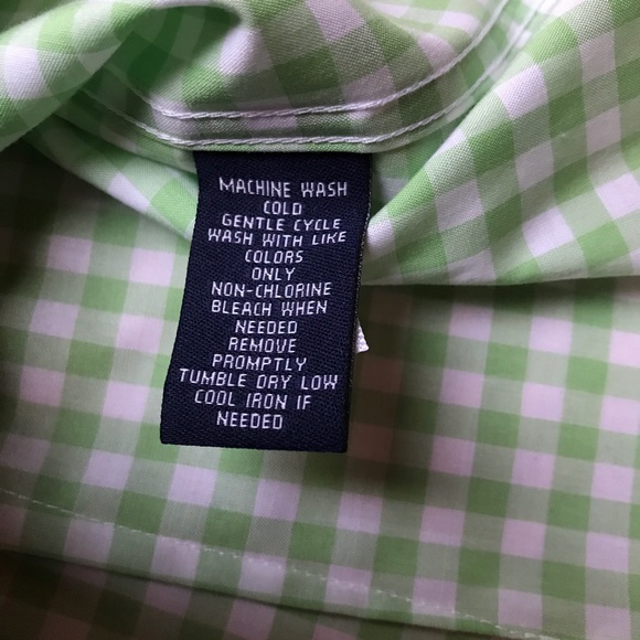 Chaps Classic No Iron Gingham Button Down, NWT, L - Picture 13 of 13